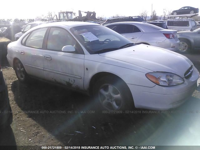 1FAFP55201A252880 - 2001 FORD TAURUS SES WHITE photo 1