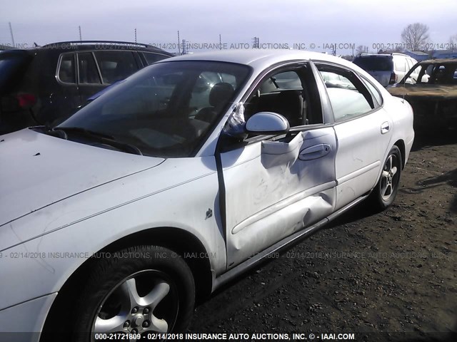 1FAFP55201A252880 - 2001 FORD TAURUS SES WHITE photo 6