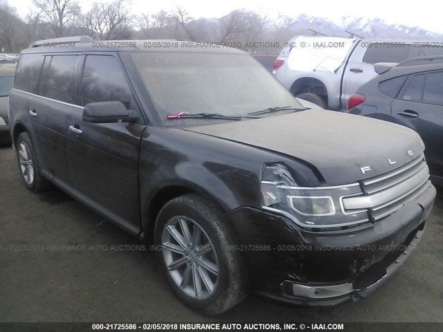 2FMHK6D84FBA08184 - 2015 FORD FLEX LIMITED BLACK photo 1