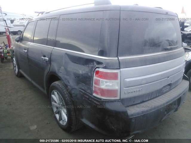 2FMHK6D84FBA08184 - 2015 FORD FLEX LIMITED BLACK photo 6