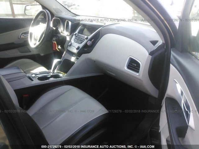 1GNALFEK8DZ109467 - 2013 CHEVROLET EQUINOX LTZ GRAY photo 5