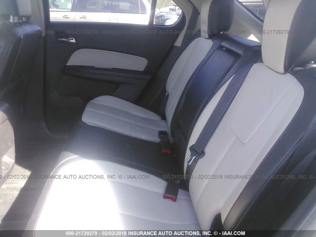 1GNALFEK8DZ109467 - 2013 CHEVROLET EQUINOX LTZ GRAY photo 8