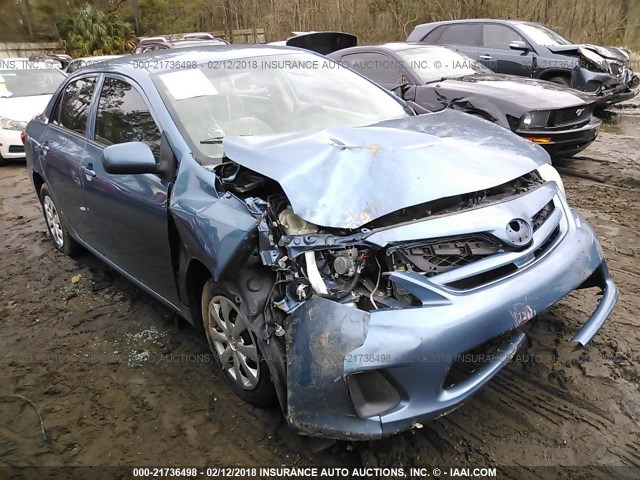 5YFBU4EE3CP018589 - 2012 TOYOTA COROLLA S/LE BLUE photo 1