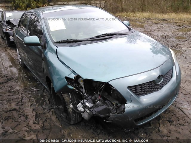 1NXBU4EE2AZ337753 - 2010 TOYOTA COROLLA S/LE/XLE TEAL photo 1