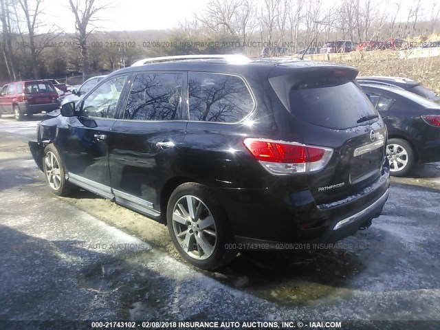 5N1AR2MMXDC626769 - 2013 NISSAN PATHFINDER S/SV/SL/PLATINUM BLACK photo 3