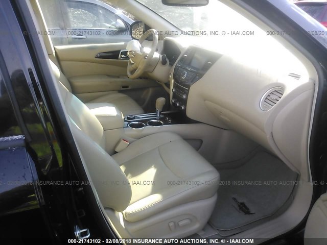 5N1AR2MMXDC626769 - 2013 NISSAN PATHFINDER S/SV/SL/PLATINUM BLACK photo 5