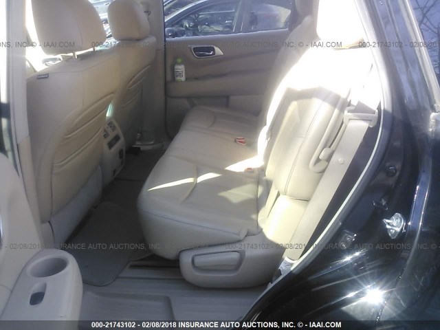 5N1AR2MMXDC626769 - 2013 NISSAN PATHFINDER S/SV/SL/PLATINUM BLACK photo 8