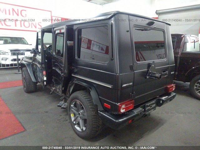 WDCYC7DF2GX259411 - 2016 MERCEDES-BENZ G 63 AMG BLACK photo 3