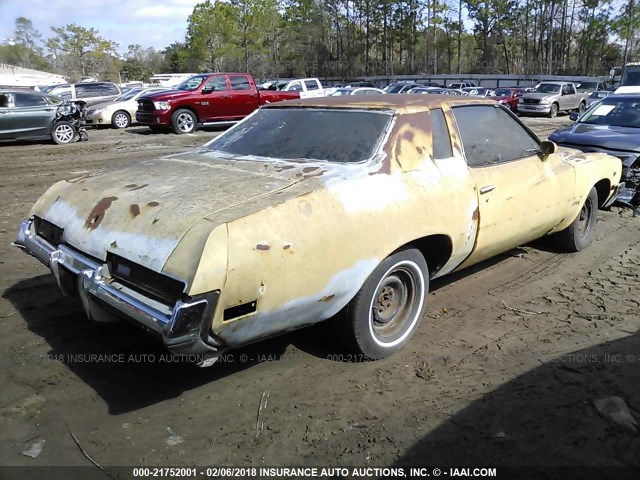 4H57J3H271248 - 1973 BUICK CENTURION 2 DOOR HARDTOP  BEIGE photo 4