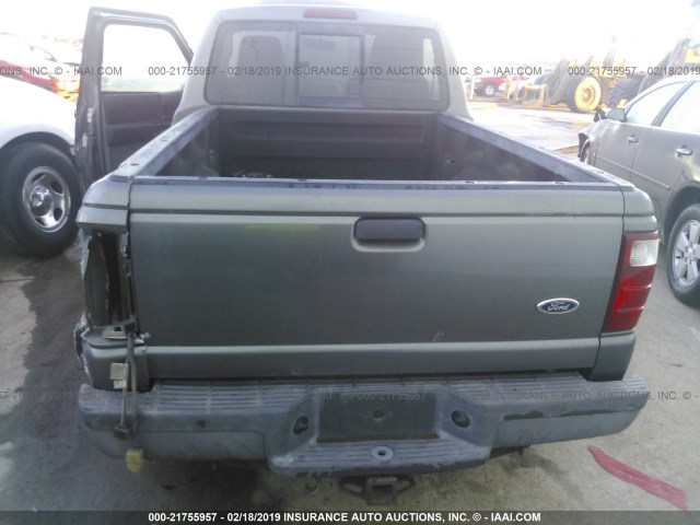 1FTYR10U44PA20735 - 2004 FORD RANGER GRAY photo 8