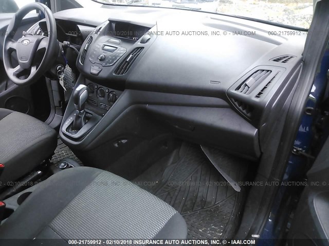 NM0LS6E76F1222316 - 2015 FORD TRANSIT CONNECT XL BLUE photo 5