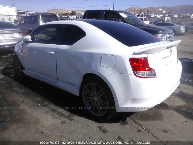 JTKJF5C71C3043119 - 2012 TOYOTA SCION TC 白色 照片 3