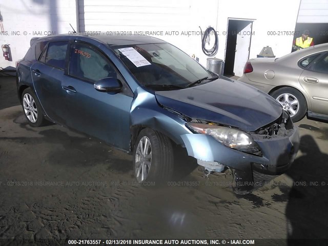 JM1BL1H53A1224526 - 2010 MAZDA 3 S BLUE photo 1