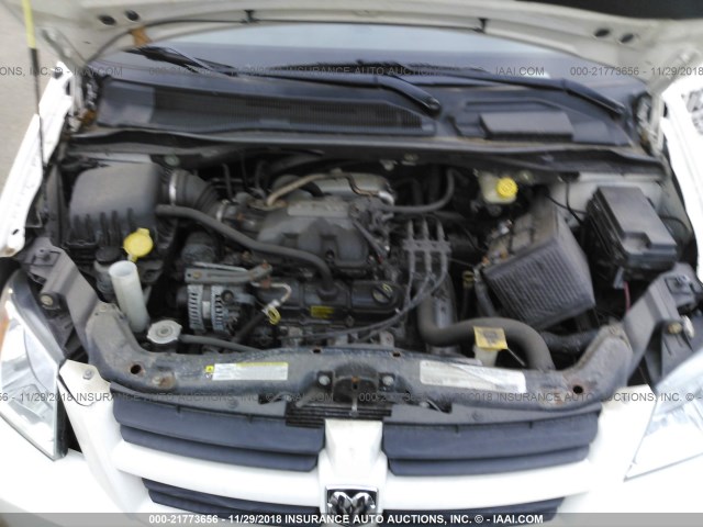 2D4RN4DE3AR439712 - 2010 DODGE GRAND CARAVAN SE WHITE photo 10