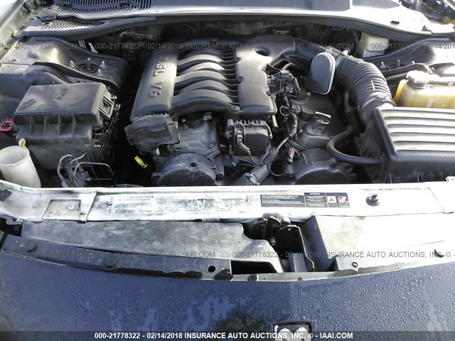 2B3KA43G76H373774 - 2006 DODGE CHARGER SE/SXT BLACK photo 10