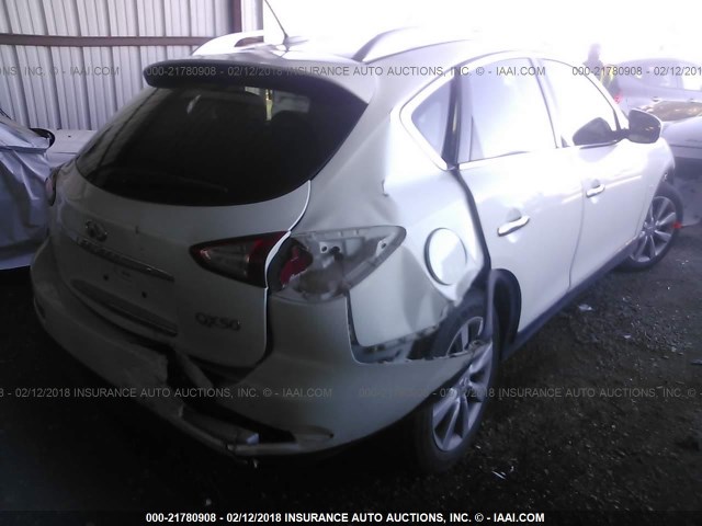 JN1BJ0HP0FM730082 - 2015 INFINITI QX50 WHITE photo 4