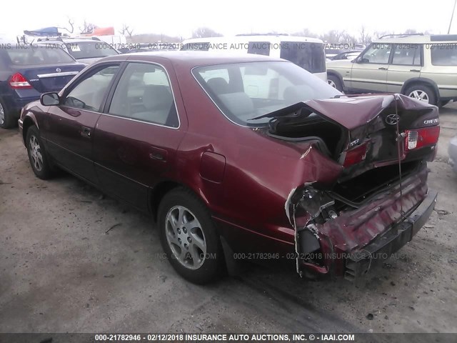 4T1BF28K6YU953417 - 2000 TOYOTA CAMRY LE/XLE 栗色 照片 3