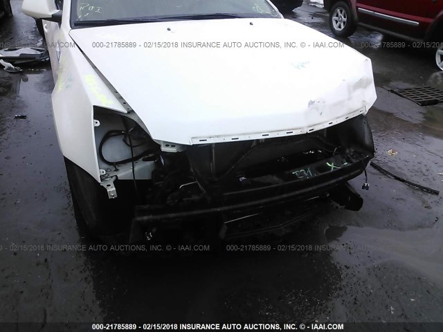 1G6DG5E50D0112627 - 2013 CADILLAC CTS LUXURY COLLECTION WHITE photo 6