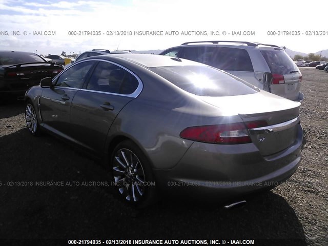 SAJWA05B49HR08159 - 2009 JAGUAR XF LUXURY SILVER photo 3