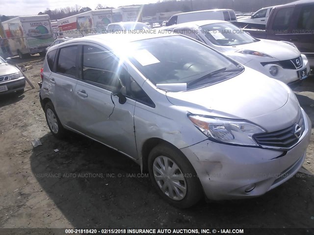 3N1CE2CPXFL431771 - 2015 NISSAN VERSA NOTE S/S PLUS/SV/SL/SR SILVER photo 6