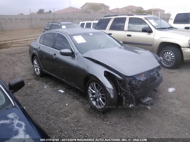 JN1CV6APXBM510285 - 2011 INFINITI G37 SPORT GRAY photo 1