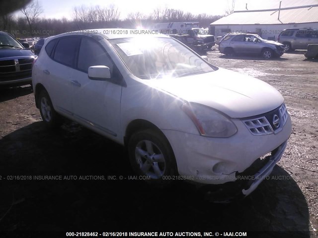 JN8AS5MTXDW028007 - 2013 NISSAN ROGUE S/SV WHITE photo 1