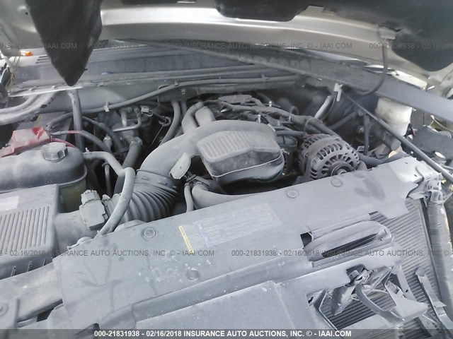 3GNVKFE05AG135412 - 2010 CHEVROLET AVALANCHE LT SILVER photo 10