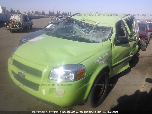 1GNDV23W98D189693 - 2008 CHEVROLET UPLANDER LS GREEN photo 2