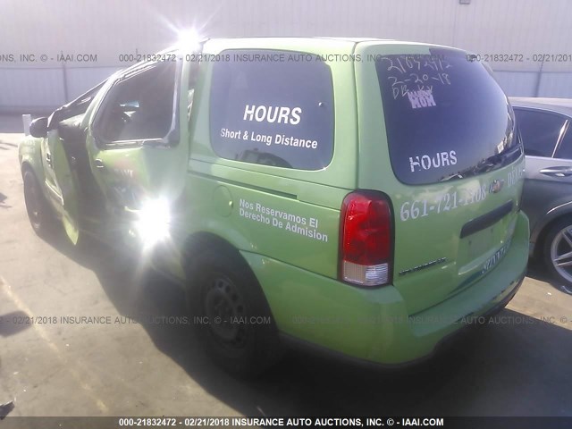 1GNDV23W98D189693 - 2008 CHEVROLET UPLANDER LS GREEN photo 3