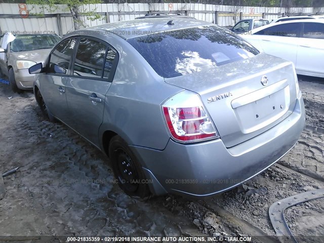 3N1AB61E09L627201 - 2009 NISSAN SENTRA 2.0/2.0S/2.0SL GRAY photo 3