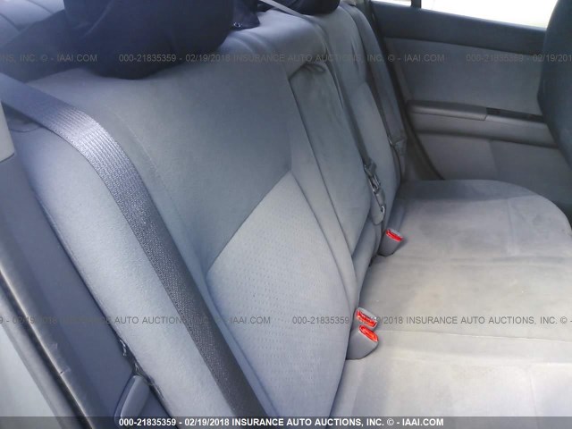 3N1AB61E09L627201 - 2009 NISSAN SENTRA 2.0/2.0S/2.0SL GRAY photo 8