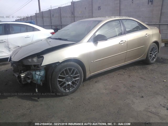 1G2ZG58B674199388 - 2007 PONTIAC G6 SE GOLD photo 2