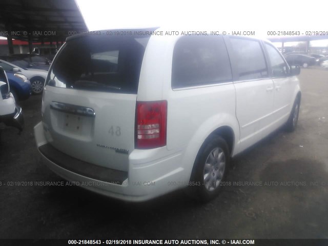 2A4RR4DE7AR206556 - 2010 CHRYSLER TOWN & COUNTRY LX WHITE photo 4