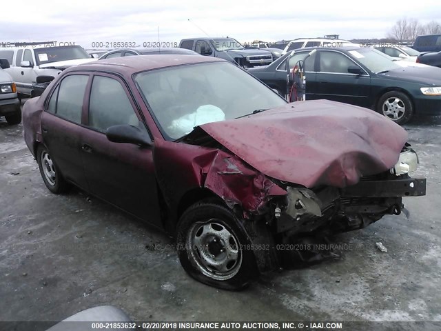 1NXBR12E2XZ187480 - 1999 TOYOTA COROLLA VE/CE/LE 红色 照片 1