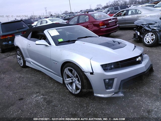 2G1FL3DP5D9803840 - 2013 CHEVROLET CAMARO ZL1 银色 照片 1