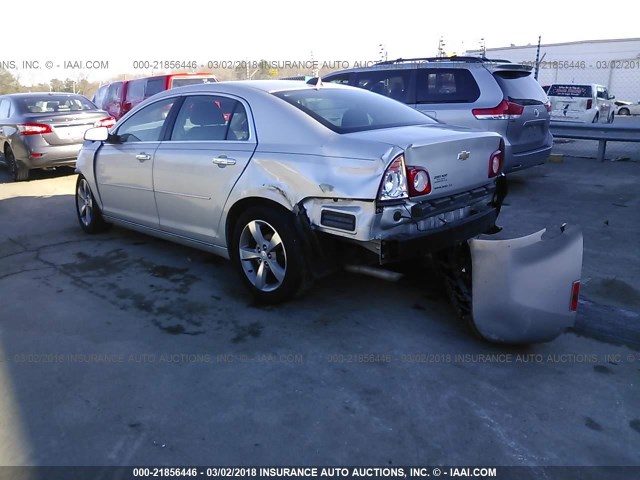 1G1ZC5EU6CF371861 - 2012 CHEVROLET MALIBU 1LT 银色 照片 3