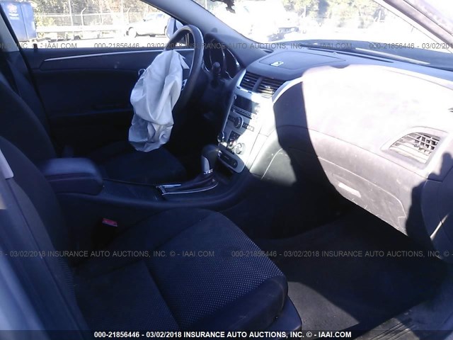 1G1ZC5EU6CF371861 - 2012 CHEVROLET MALIBU 1LT 银色 照片 5