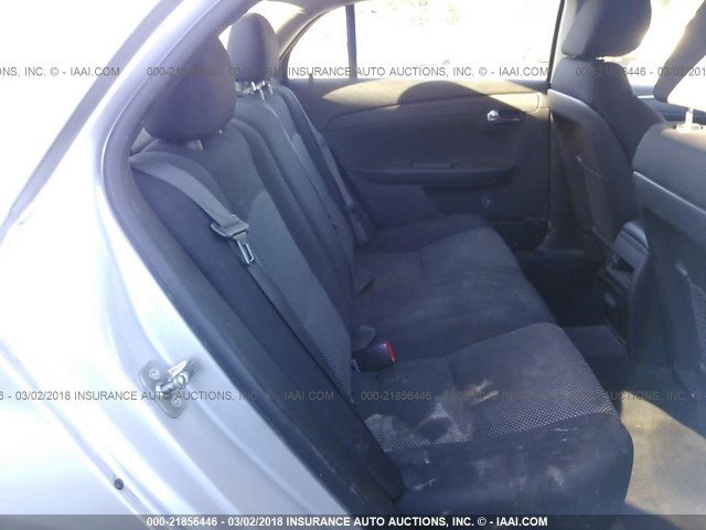 1G1ZC5EU6CF371861 - 2012 CHEVROLET MALIBU 1LT 银色 照片 8