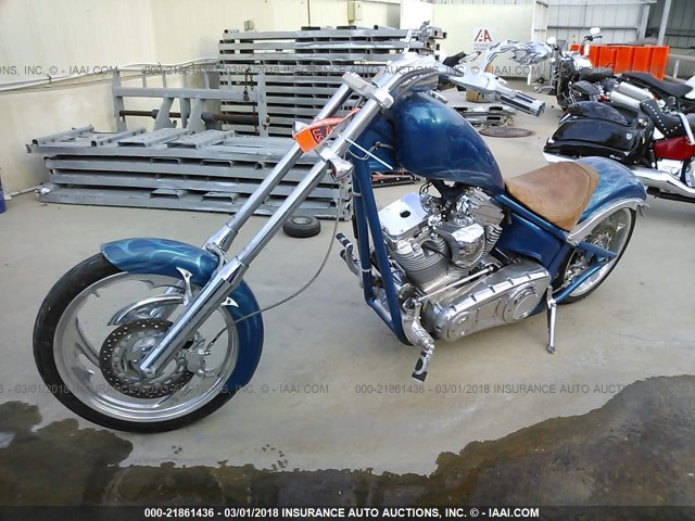 5J11NBJ175W001109 - 2005 BIG DOG CHOPPER BLUE photo 2