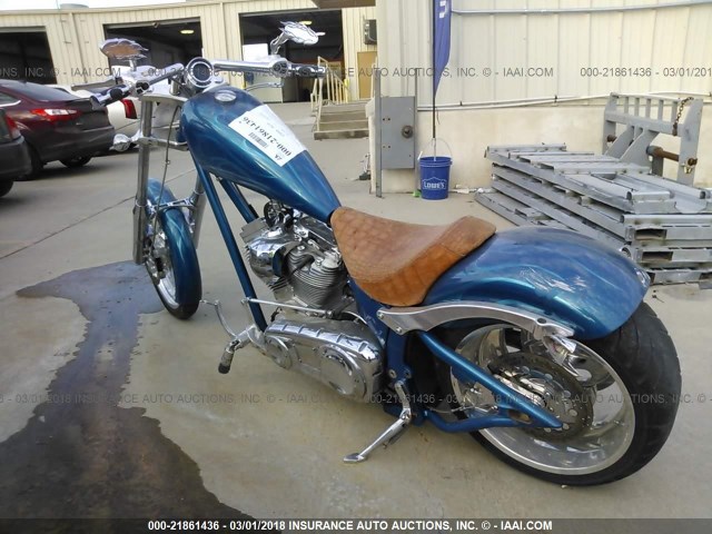 5J11NBJ175W001109 - 2005 BIG DOG CHOPPER BLUE photo 3