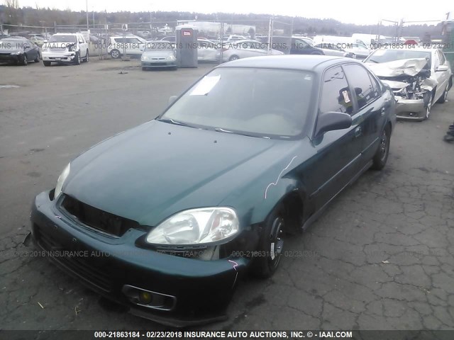 2HGEJ6612XH519113 - 1999 HONDA CIVIC SE GREEN photo 2