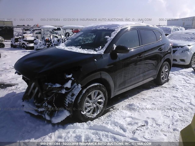 KM8J3CA45HU293747 - 2017 HYUNDAI TUCSON LIMITED/SPORT AND ECO/SE BLACK photo 2