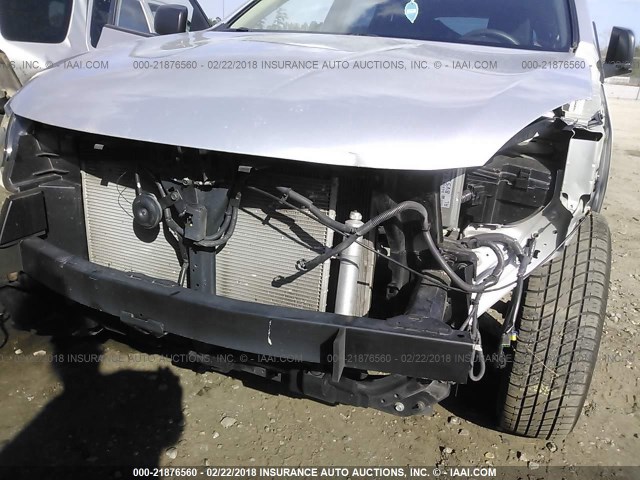 JN8AS5MT5FW662943 - 2015 NISSAN ROGUE SELECT  SILVER photo 6