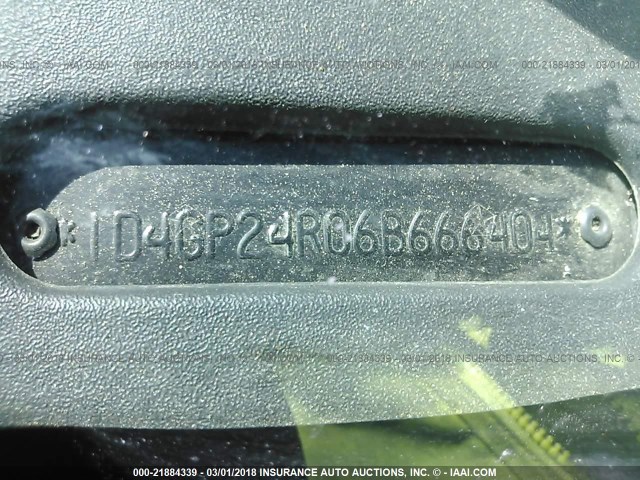 1D4GP24R06B666404 - 2006 DODGE GRAND CARAVAN SE Dark Blue photo 9