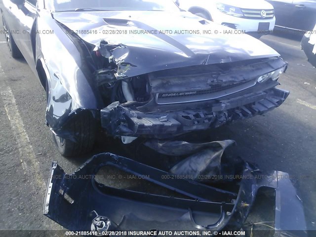 2B3CJ4DV7AH111523 - 2010 DODGE CHALLENGER SE BLACK photo 6