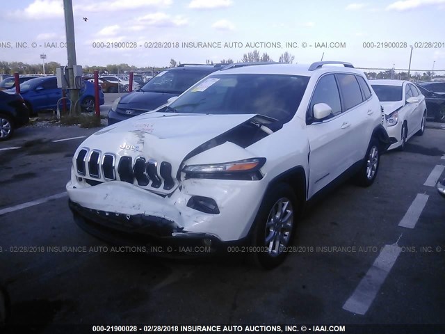 1C4PJLCB2GW216305 - 2016 JEEP CHEROKEE LATITUDE WHITE photo 6