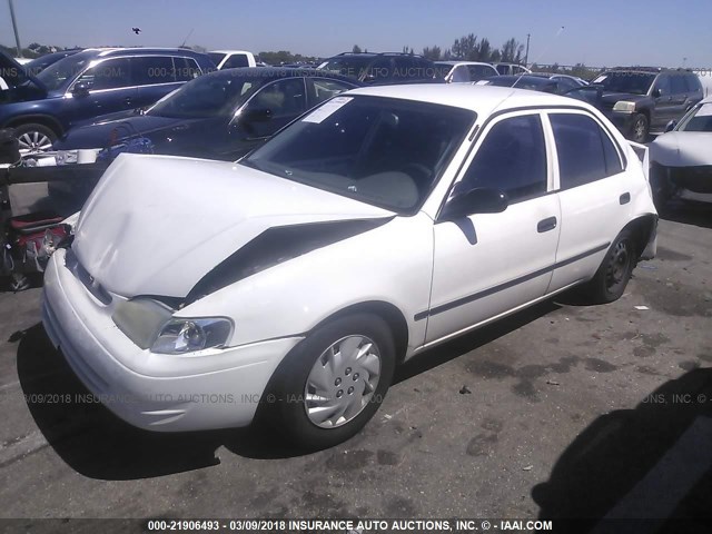 1NXBR12E0WZ104272 - 1998 TOYOTA COROLLA VE/CE/LE WHITE photo 2