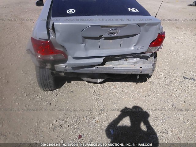 JTKJF5C70D3055697 - 2013 TOYOTA SCION TC ნაცრისფერი ფოტო 6