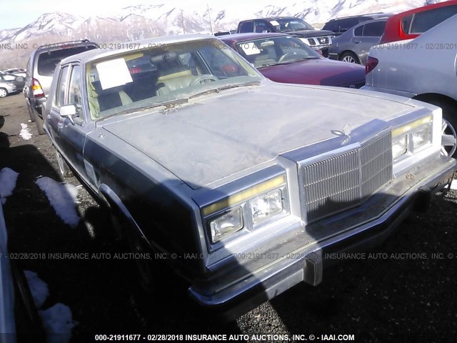 1C3BF66P9FX634118 - 1985 CHRYSLER FIFTH AVENUE  GRAY photo 1