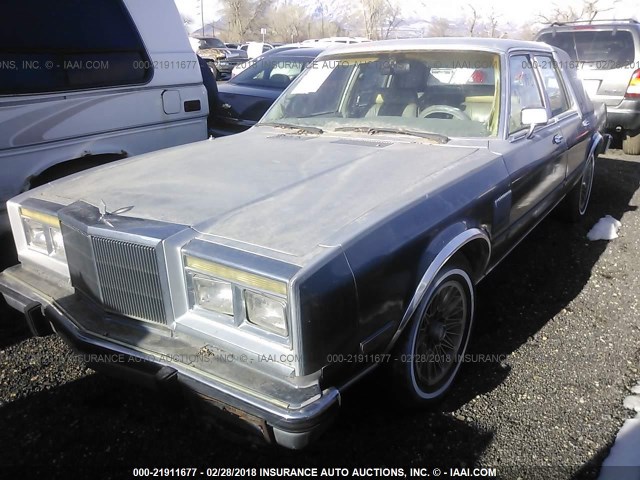 1C3BF66P9FX634118 - 1985 CHRYSLER FIFTH AVENUE  GRAY photo 2